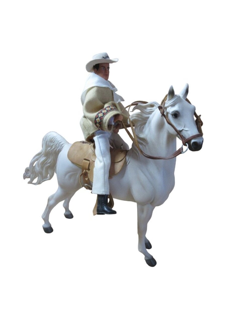 Breyer Reeves: John Wayne's “Duke The Wonder Horse” with Saddle & Rider